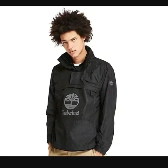 Timberland Men's Mount Hight Overhead Jacket Black - Picture 6 of 9